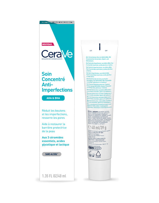 CeraVe Blemish Control Gel Moisturiser with 2% Salicylic Acid & Niacinamide for Blemish-Prone Skin 40ml