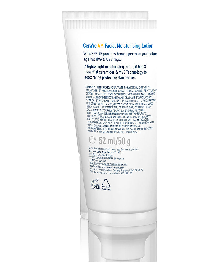 CeraVe AM Facial Moisturising Lotion SPF30 52ml