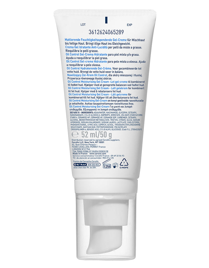 CeraVe Oil Control Moisturising Gel Cream 52ml
