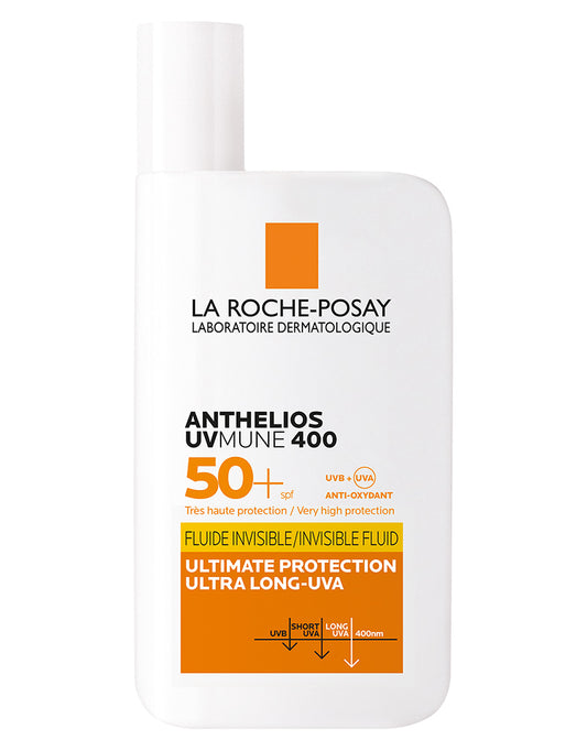 La Roche-Posay Anthelios UVMune 400 Invisible Fluid Non-Perfumed Suncream SPF50+ 50ml