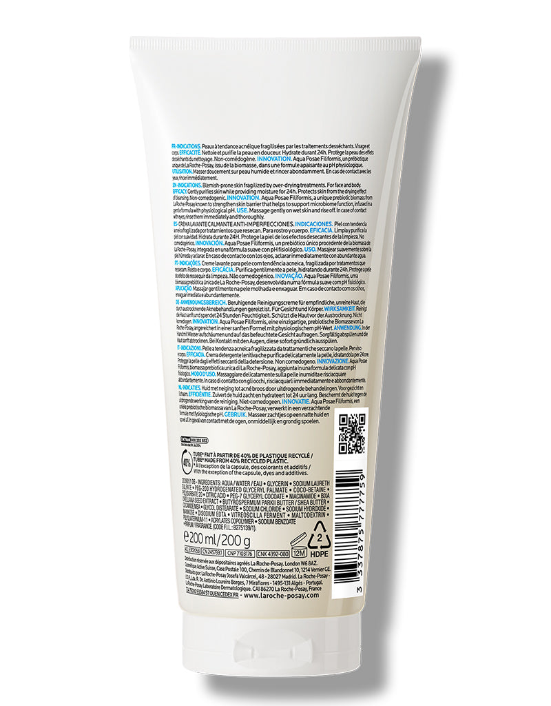 LRP Effaclar H ISO BIOME Cream Cleanser 200ml